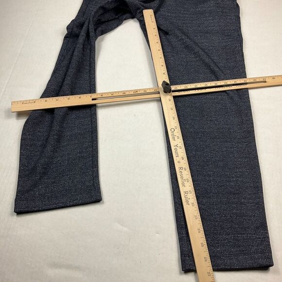 LOFT Ankle Drawstring Pants Blue Mid Rise Pull On Dress Knit Trousers Size SMALL - Picture 4 of 12